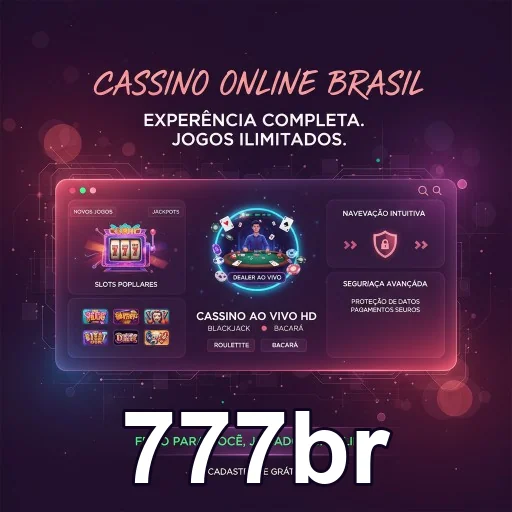 Interface móvel do 777br para acesso VIP seguro